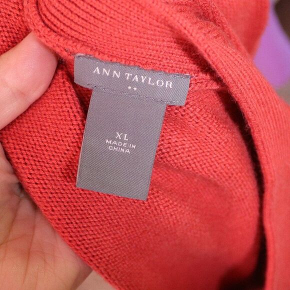 Ann Taylor | Rabbit Hair Button Up Knit Cardigan Sweater XL - Picture 5 of 7